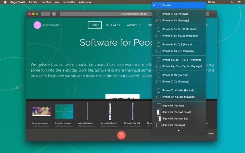 Screenshot #2 pour Page Booth