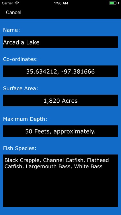 Oklahoma: Lakes & Fishes