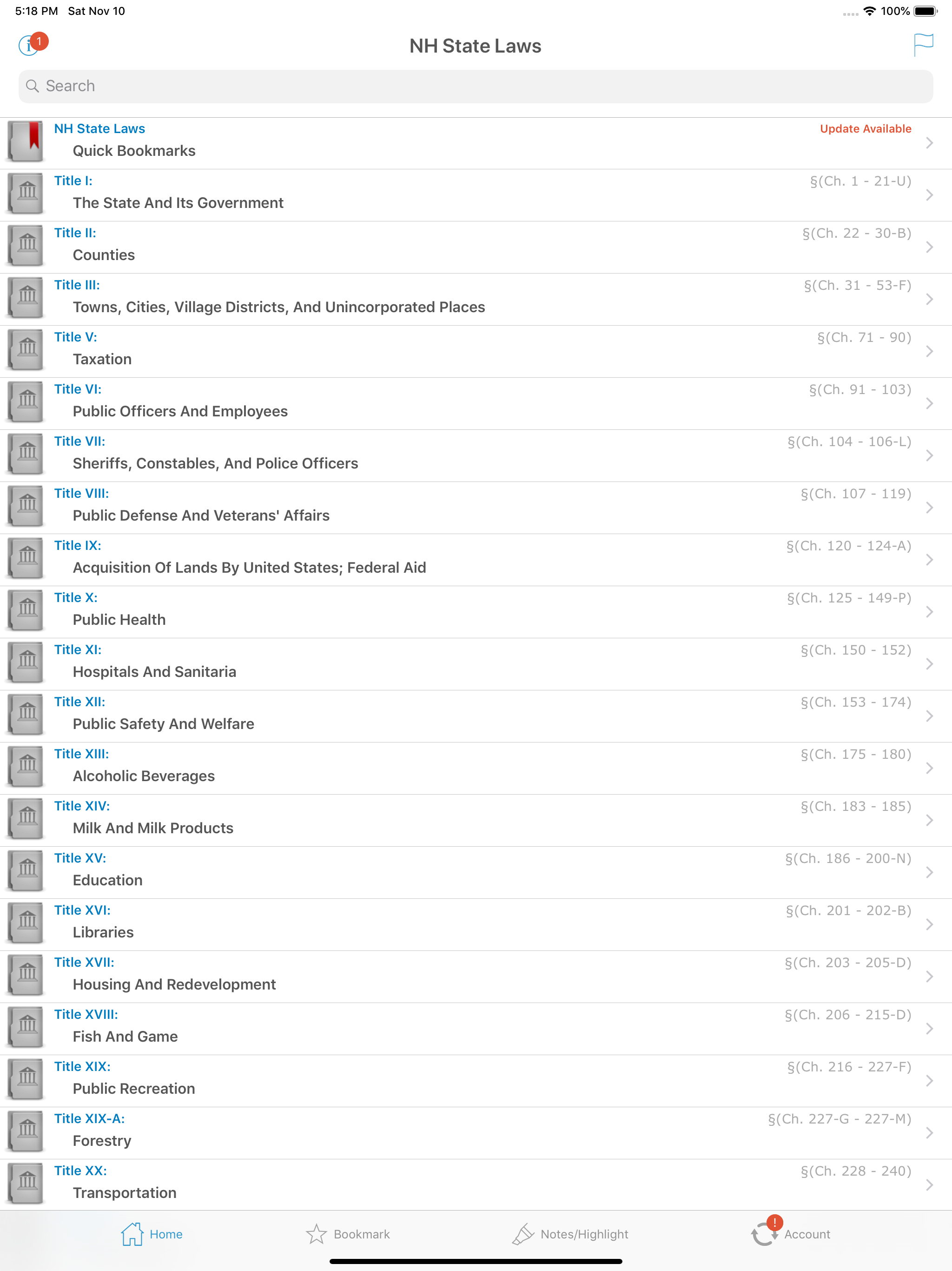 NH Laws, New Hampshire Codes