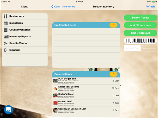 Screenshot #5 pour Chefsheet Mobile Inventory