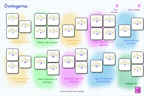 Decimals and fractions math screenshot 2