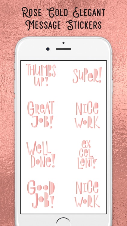 Rose Gold Elegant Stickers