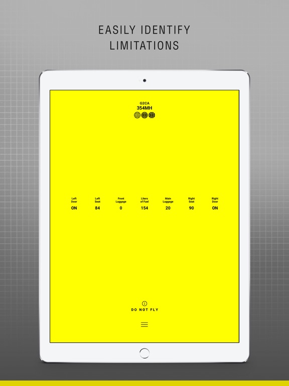 Screenshot #5 pour G2 Weight & Balance