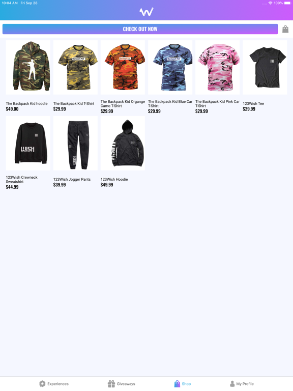 123Wish iPad screenshot 3 - Entertainment app