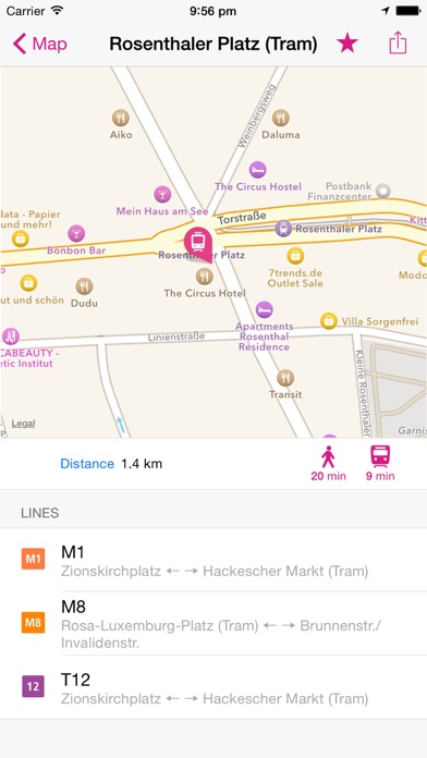 Screenshot #2 pour Berlin Rail Map Lite