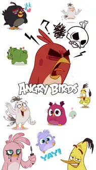 Angry Birds Stickers iphone bilder 3