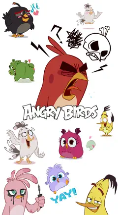 Angry Birds Stickers iPhone image 4