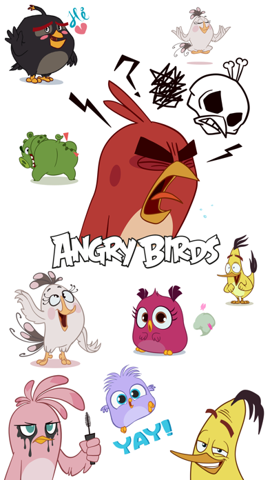 Angry Birds Stickersのおすすめ画像4