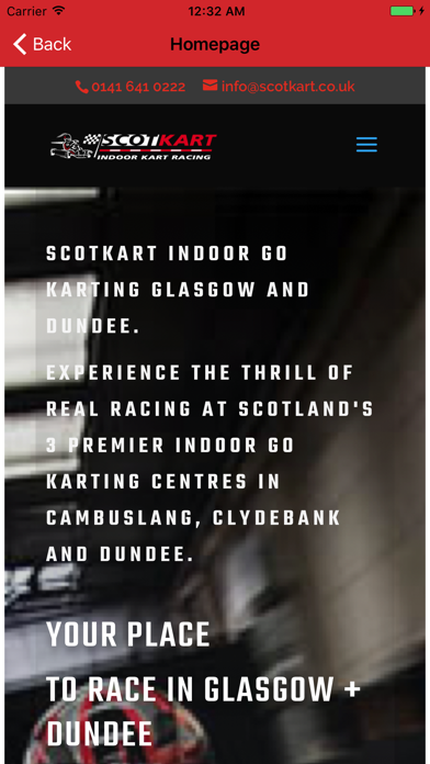 Screenshot #1 pour ScotKart Indoor Kart Clydebank