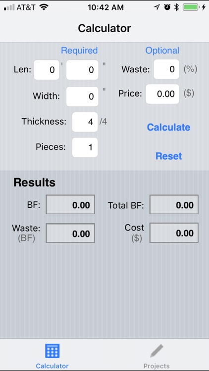 Board Feet Easy Calculator