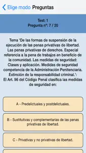 TestOpos Inst. Penitenciarias screenshot #4 for iPhone