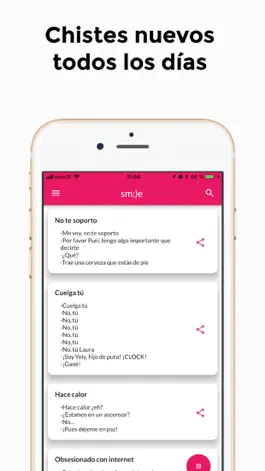 Game screenshot Sm:)e ~ Chistes para compartir apk