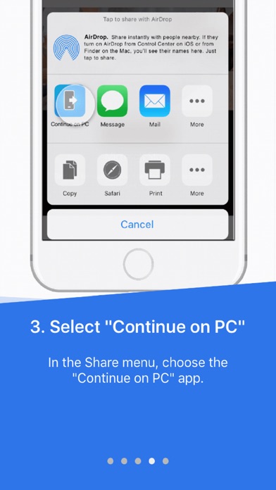 Continue on PC Screenshot