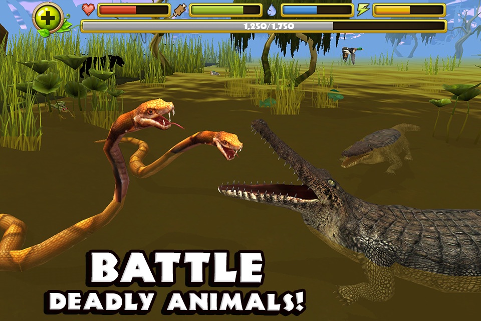 Wildlife Simulator: Crocodile screenshot 2