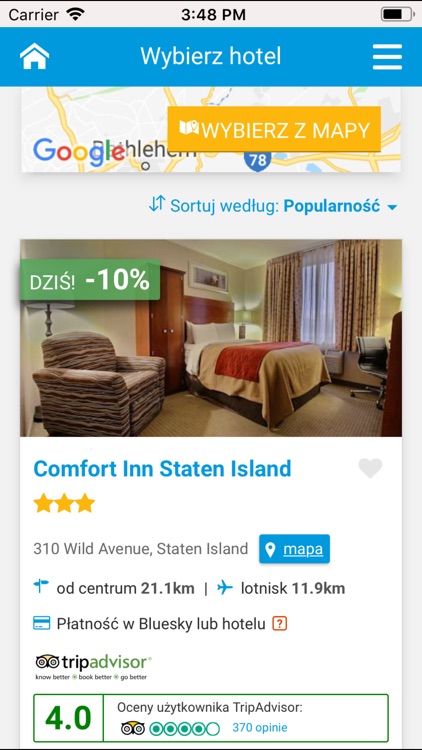 Blue Sky - przeloty i hotele screenshot-3