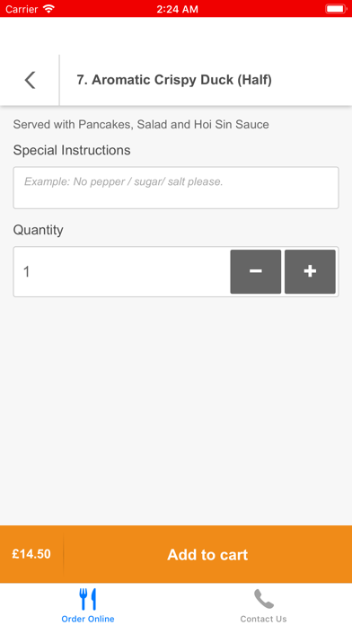 Jade Palace Coventry iPhone screenshot 6 - Food & Drink app