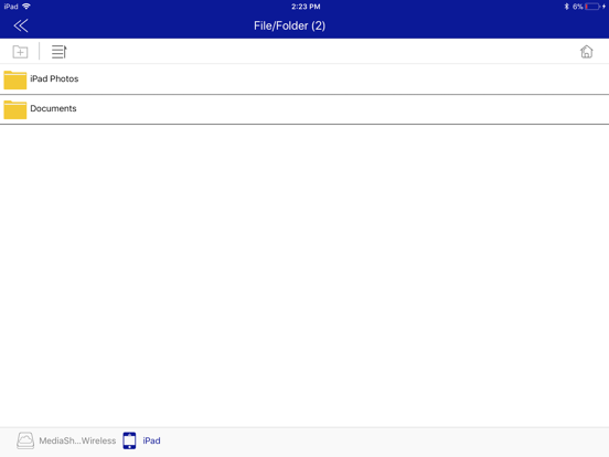 MediaShare Wireless iPad screenshot
