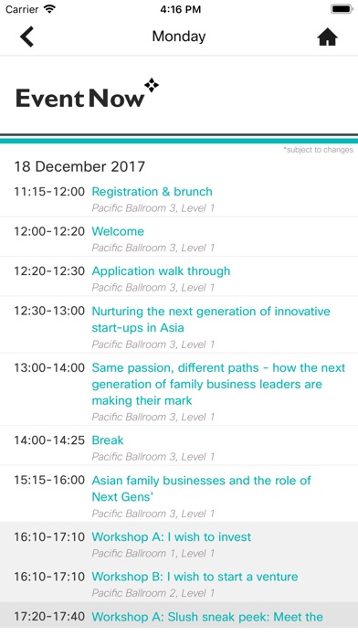 EventNow screenshot 2