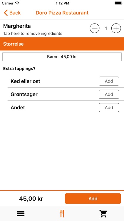 Doro Pizza Restaurant, Gråsten screenshot-3