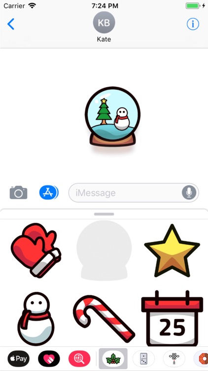 Flat Christmas Stickers screenshot-3