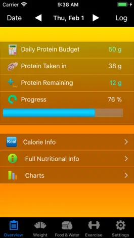 Game screenshot Protein One ~ Protein Counter mod apk