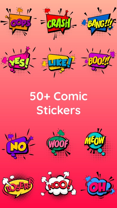 Comic Boom Cartoon Sticker App screenshot 3