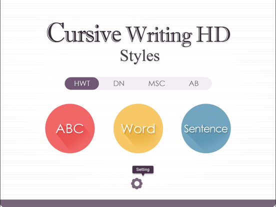 Screenshot #4 pour Cursive Writing HD Styles