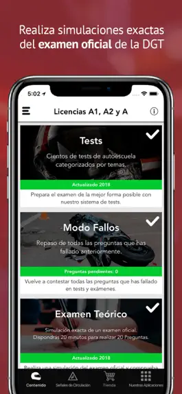 Game screenshot Licencias A1, A2 y A Motos hack
