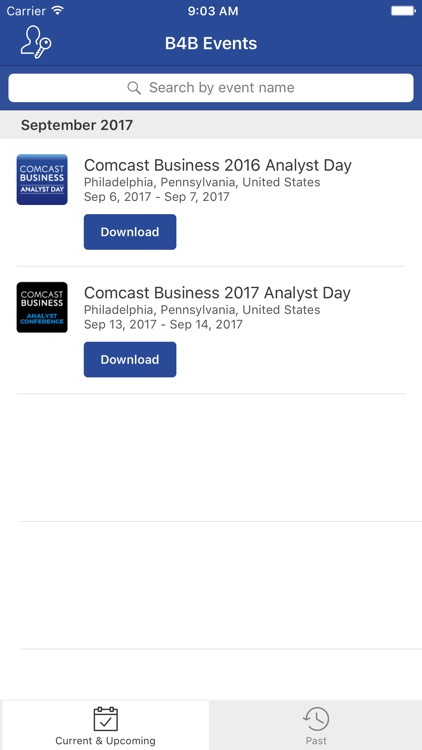 Comcast Business Events