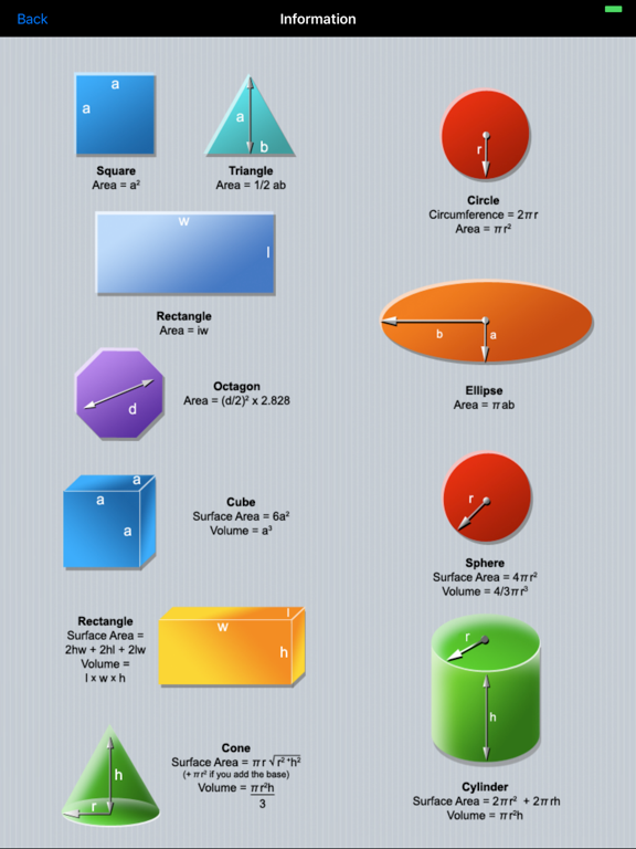 inchCALC iPad screenshot 5 - Utilities app