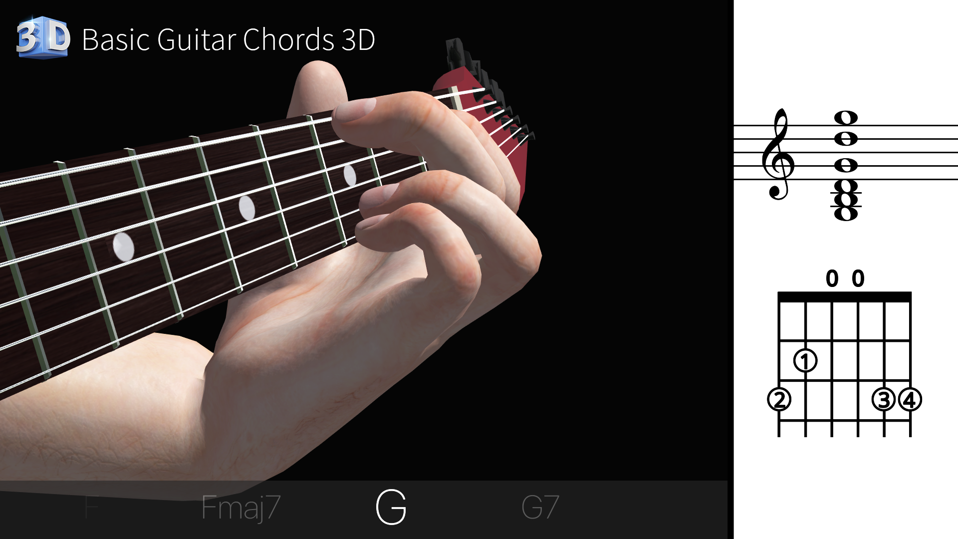 Guitar 3D - Basic Chords screenshot 24