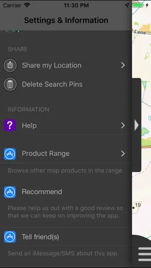 Screenshot von Fylde Maps Offline auf dem iPhone 8