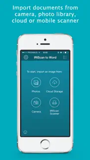 iriscan to word iphone screenshot 2