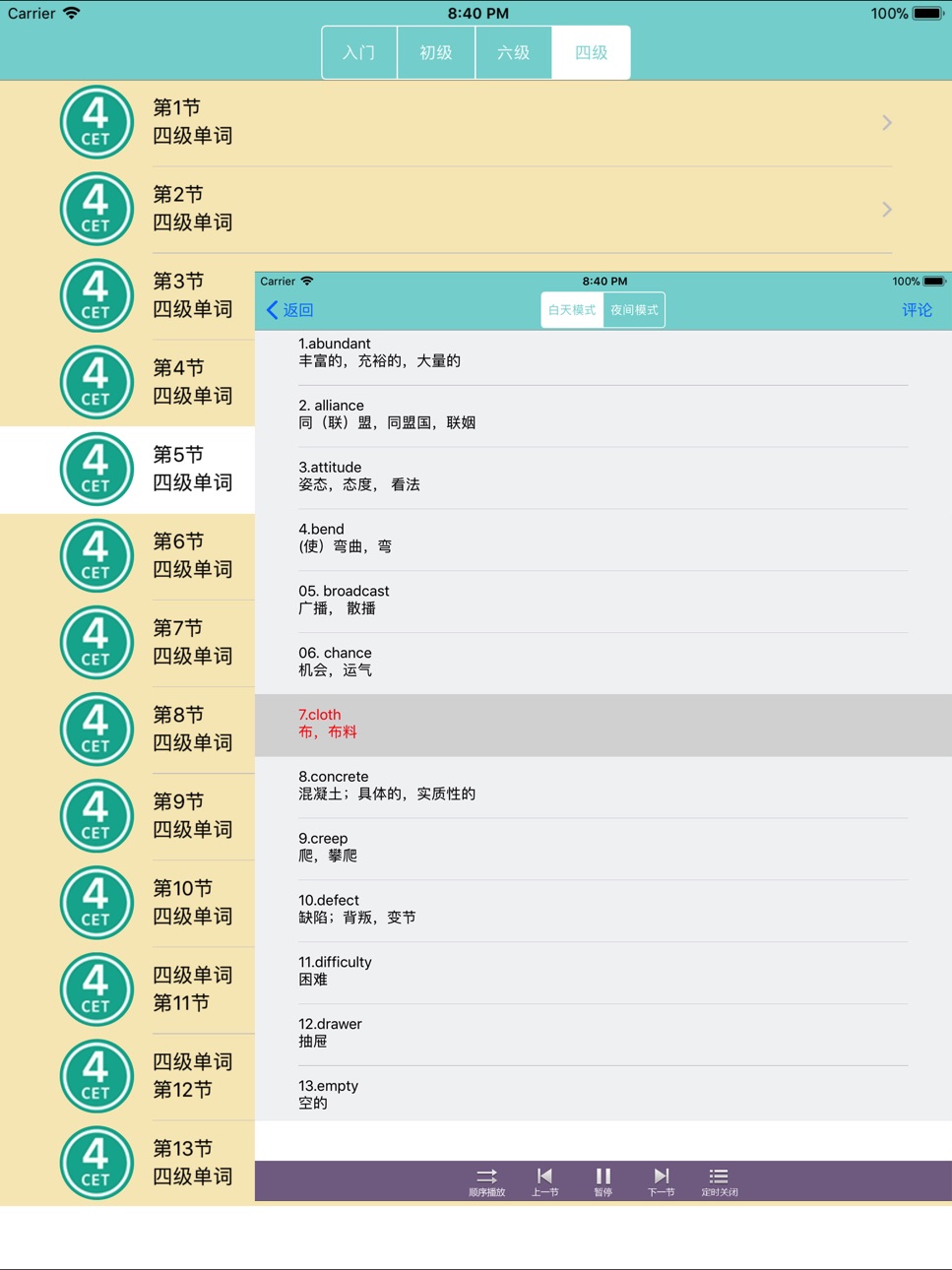 iPad screenshot