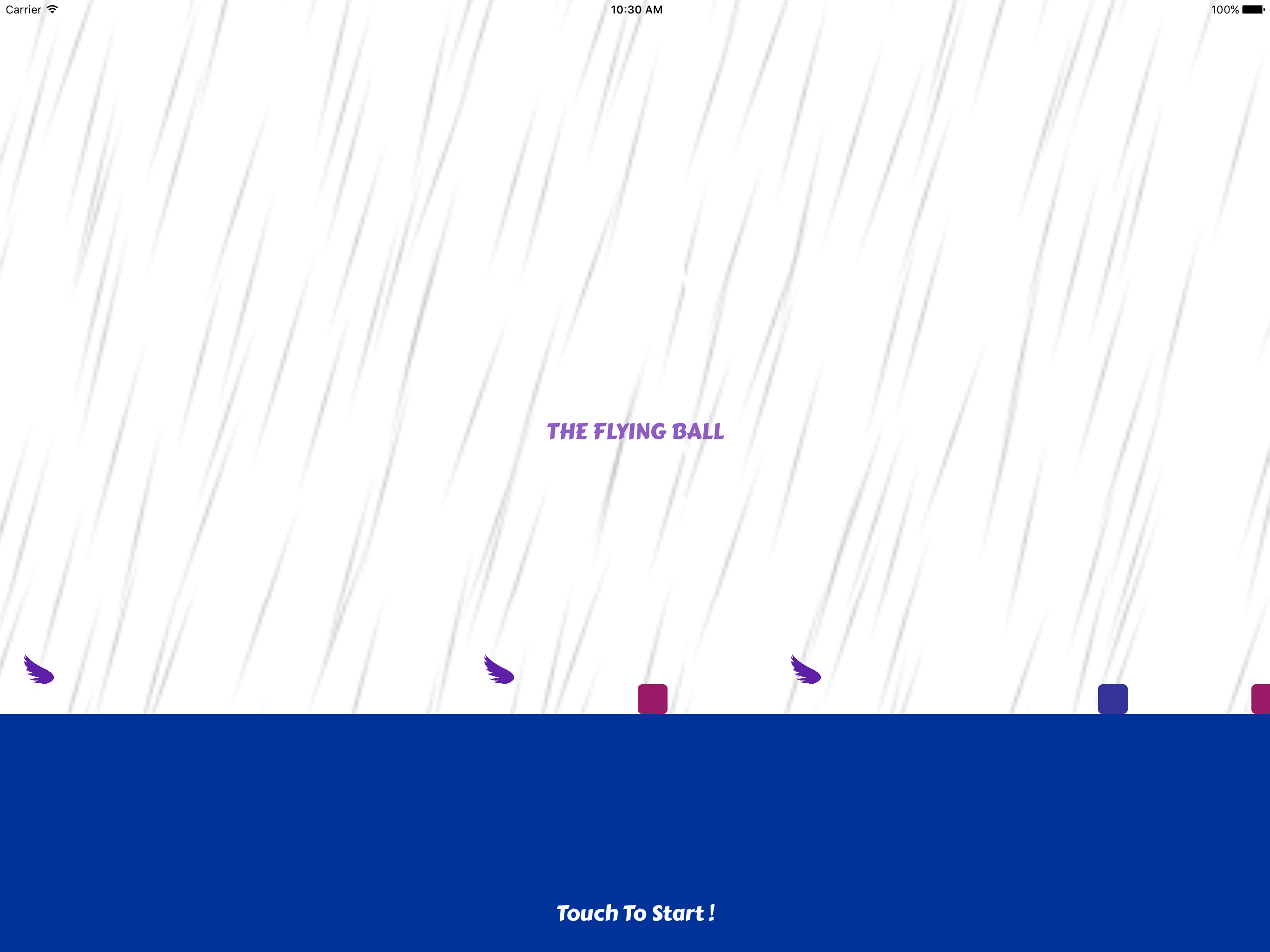 Flying Ball - Collect wings to fly over the blocks screenshot 7