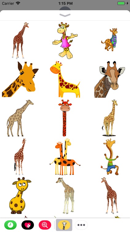 Incredible Giraffe Stickers
