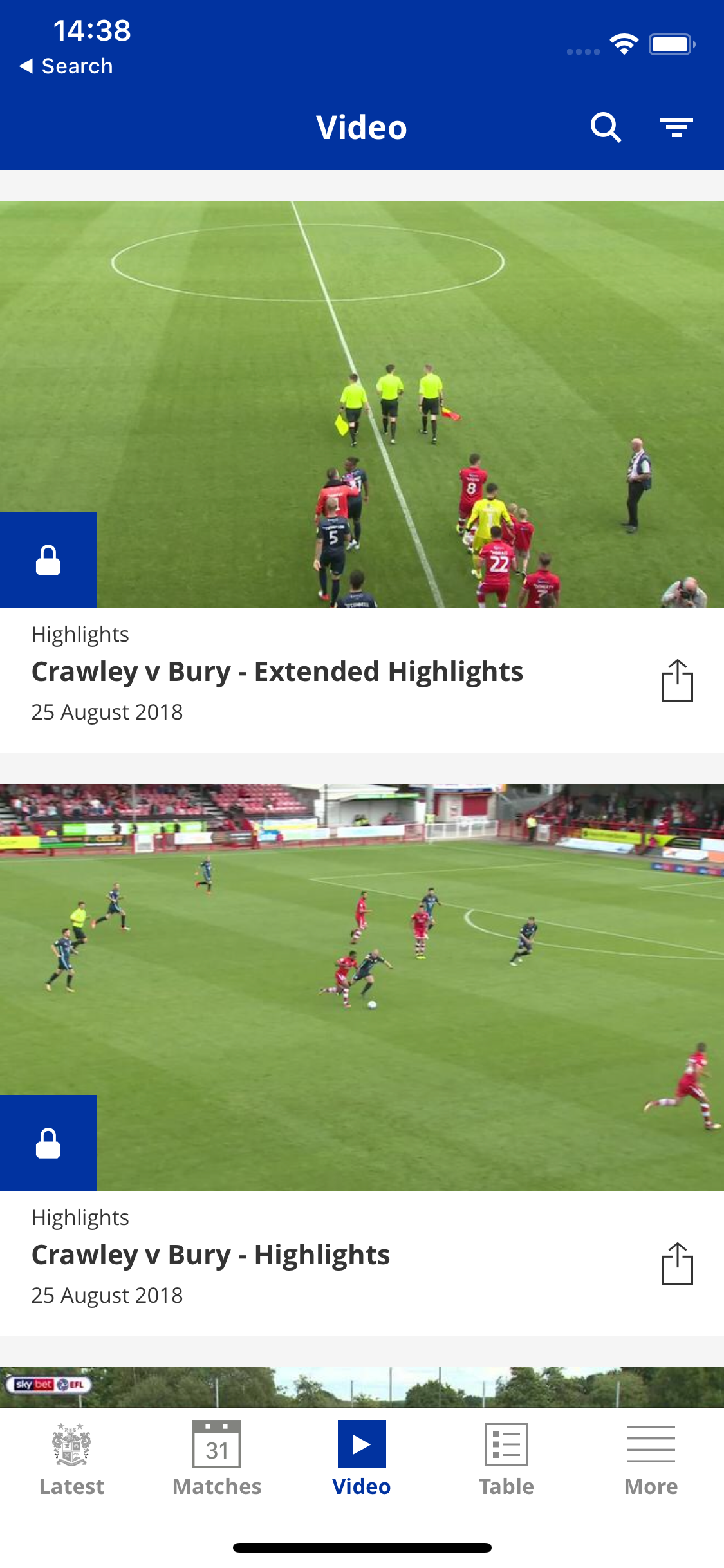 Bury Official App