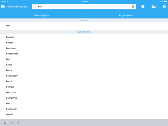 Screenshot #5 pour Collins French Dictionary