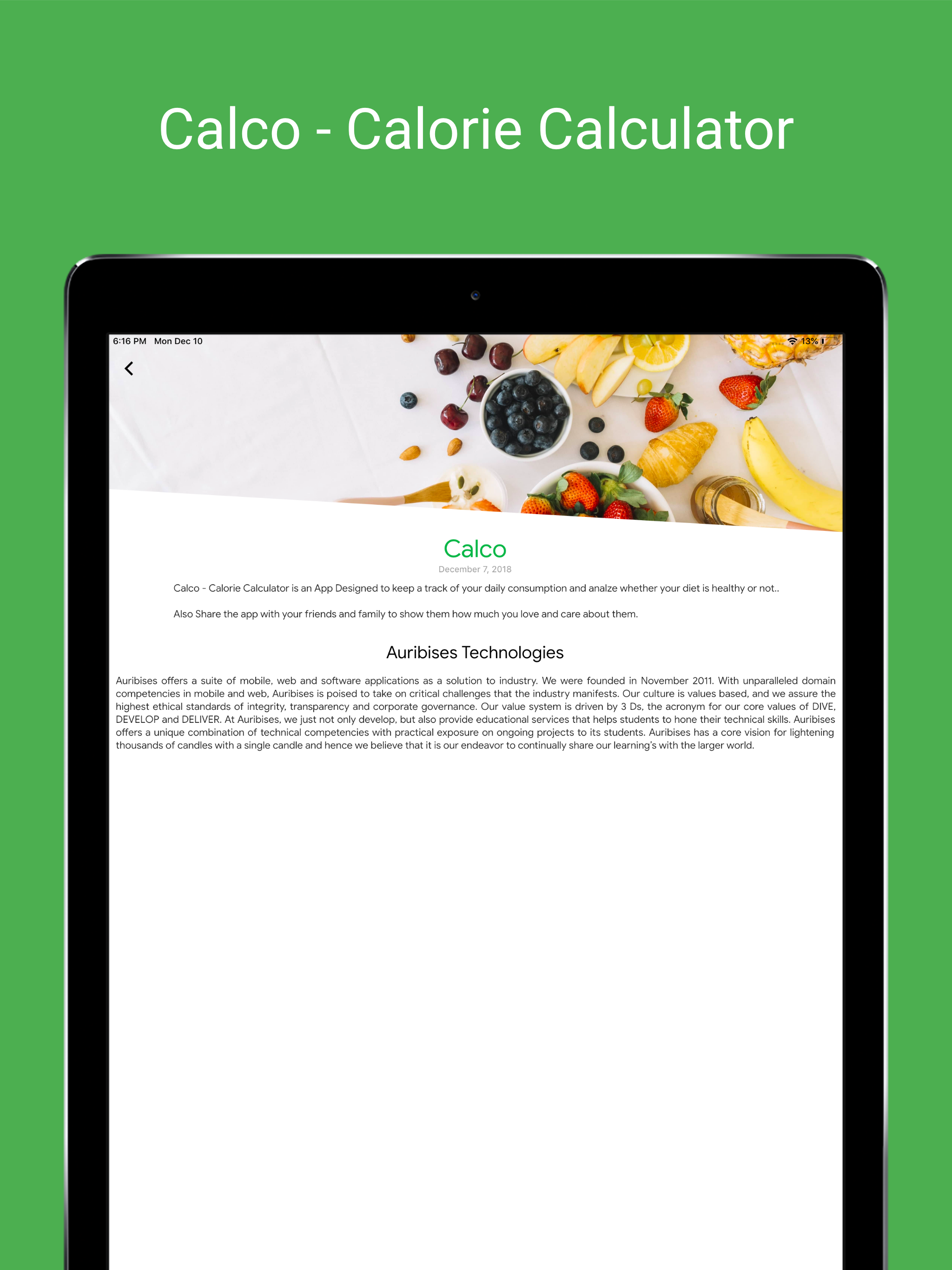 Calco - Calorie Calculator screenshot 8