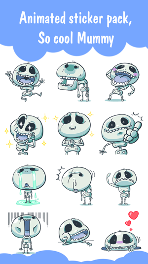 Funniest Mummy Animate Sticker(圖1)-速報App