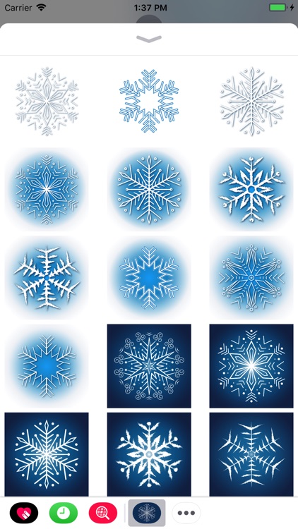 Snowflakes Sticker Pack screenshot-3