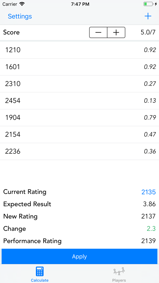 Elo Calculator - Rating Calc - 1.1.1 - (iOS)