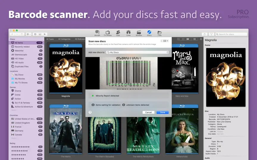 Screenshot von Movie Explorer auf dem iPhone 5