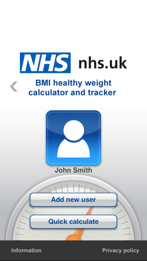 Nhs Body Mass Index Chart