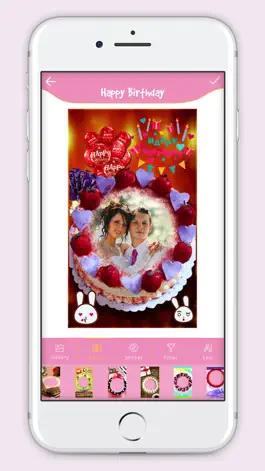 Game screenshot Happy Birthday Cake Frame mod apk