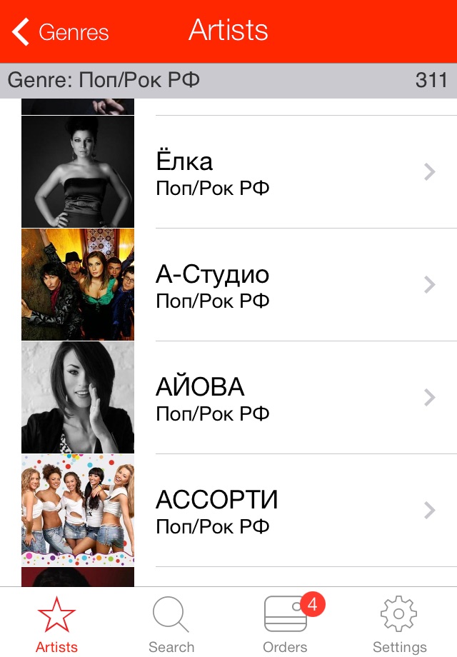 АРТИСТЫ и ЦЕНЫ. iBooking screenshot 2