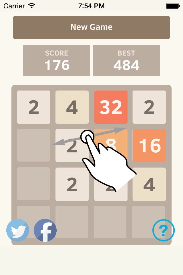 2048 Logic puzzle Game screenshot 2