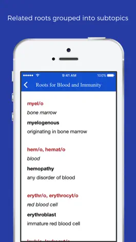 Game screenshot Medical terminology - roots apk