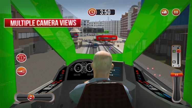 Futuristic Gyro Bus Driver 3D screenshot-4