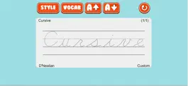 Game screenshot Practice Hand Writing Cursive apk